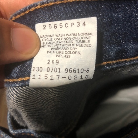 Vintage Levi's 517 Jeans Women's 9 Bootcut Slim Fit Dark Wash Y2K High Rise - Picture 3 of 6